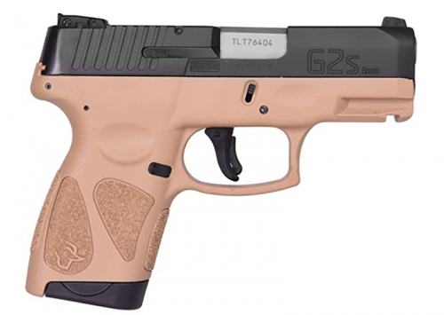 Taurus G2S Slim 9mm Matte Black Slide Flat Dark Earth Grip Pistol