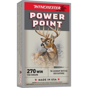 127525-2.jpg Winchester Power Point 270 Winchester Ammo 150 Grain Jack...