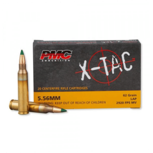 PMC Ammunition X-Tac Brass 556 Ammo 62-Grain 20-Rounds Li...