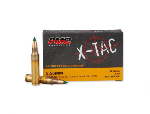 PMC Ammunition X-Tac Brass 556 Ammo 62-Grain 20-Rounds Li...