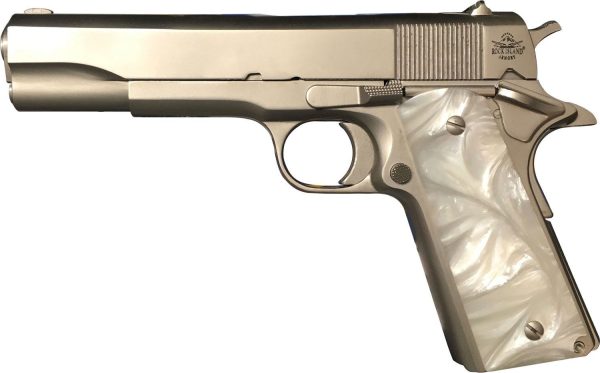 rock_island_armory_m1911-a1_gi_1_1.jpg Rock Island Armory M1911-A1 GI Nickel .45 ACP 5" Barrel 8...